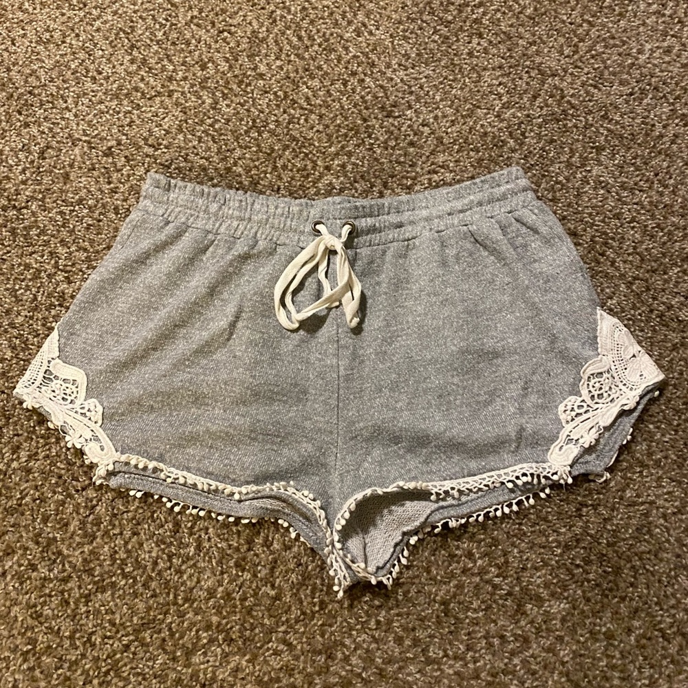 Grey sleepwear/lounge shorts. Size S